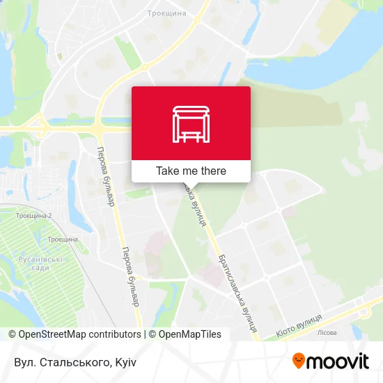 Карта Вул. Стальського