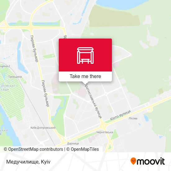Карта Медучилище