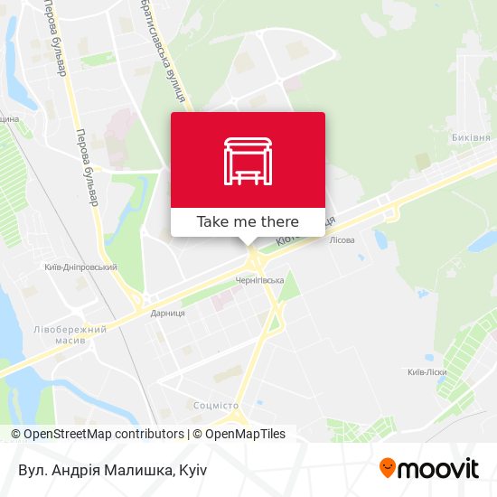 Вул. Андрія Малишка map