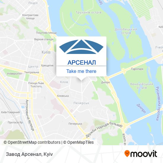 Завод Арсенал map