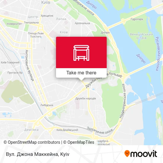 Вул. Джона Маккейна map