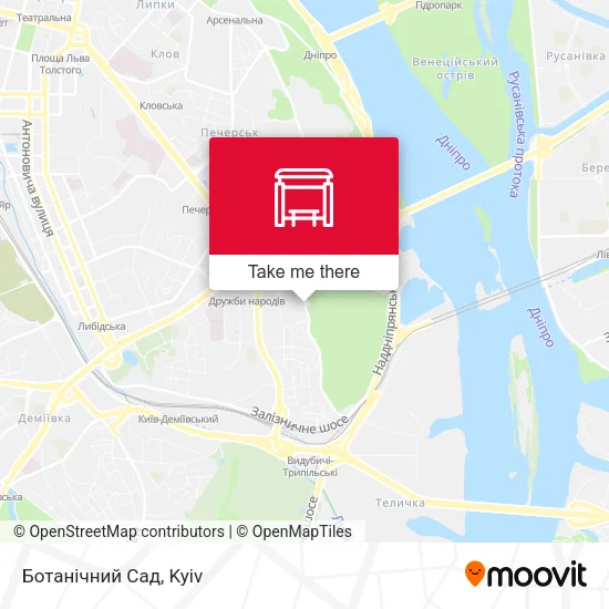 Карта Ботанічний Сад