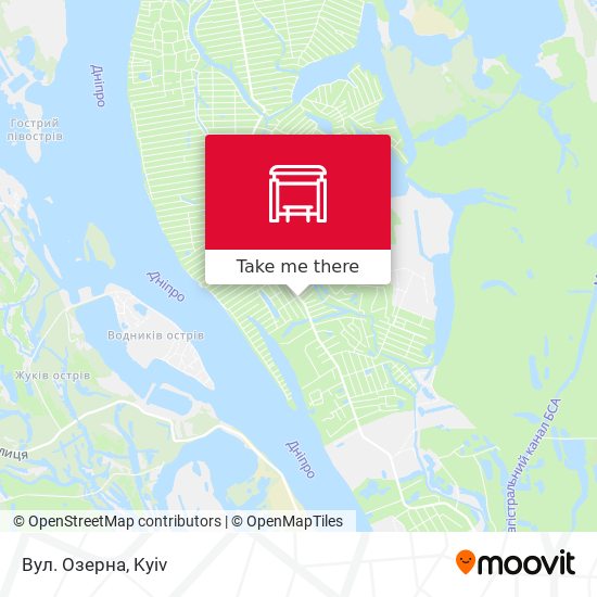 Вул. Озерна map