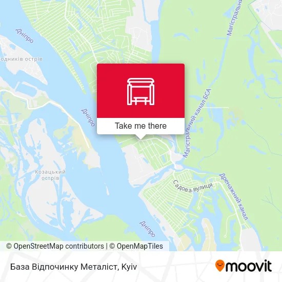 Карта База Відпочинку Металіст
