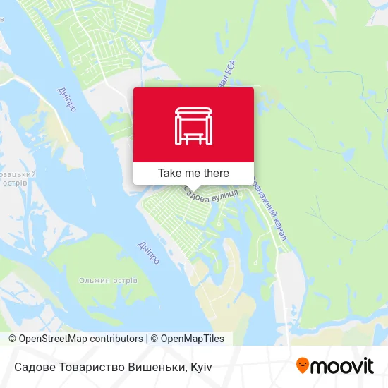 Карта Садове Товариство Вишеньки