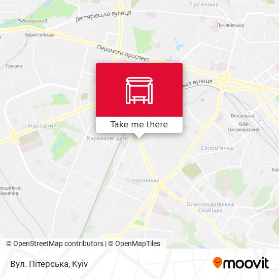 Вул. Пітерська map