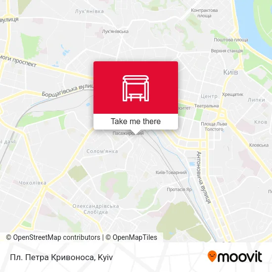 Карта Пл. Петра Кривоноса