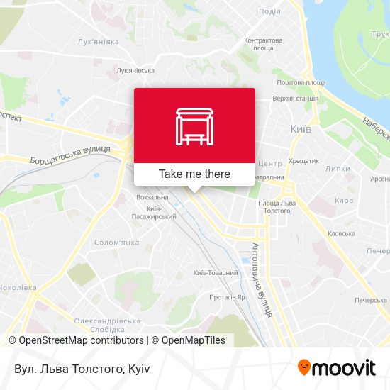 Карта Вул. Льва Толстого