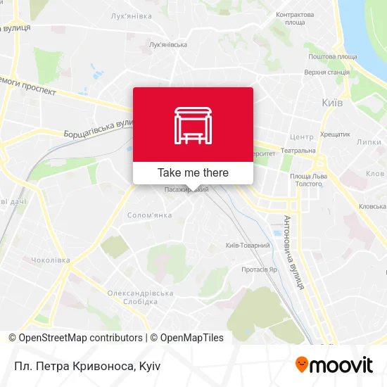Карта Пл. Петра Кривоноса