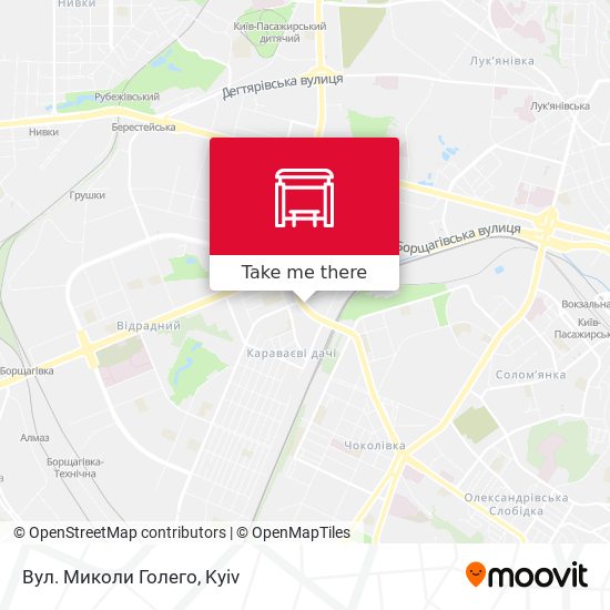 Вул. Миколи Голего map