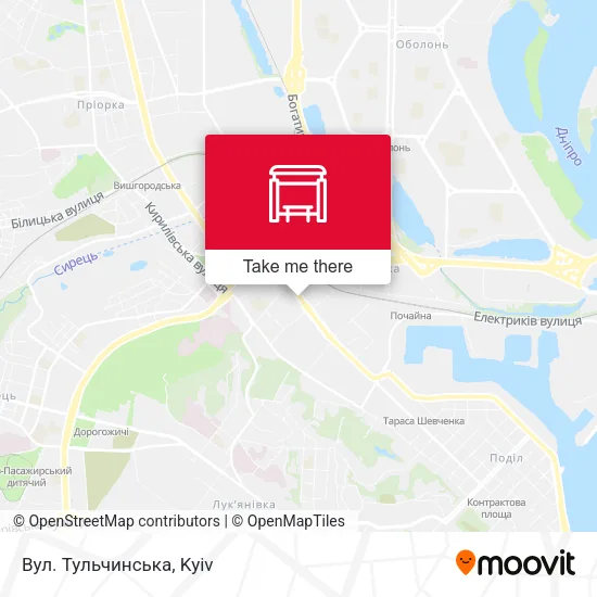 Карта Вул. Тульчинська