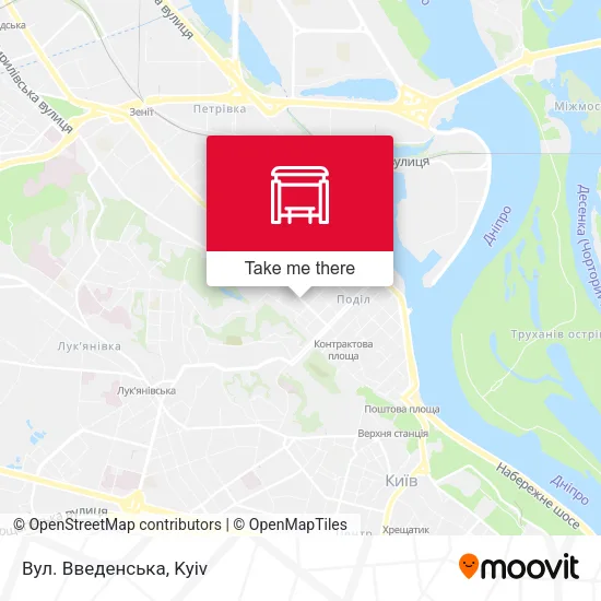 Карта Вул. Введенська
