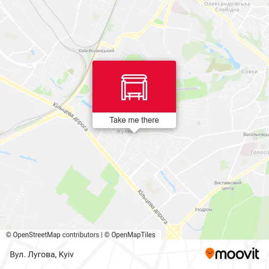 Карта Вул. Лугова