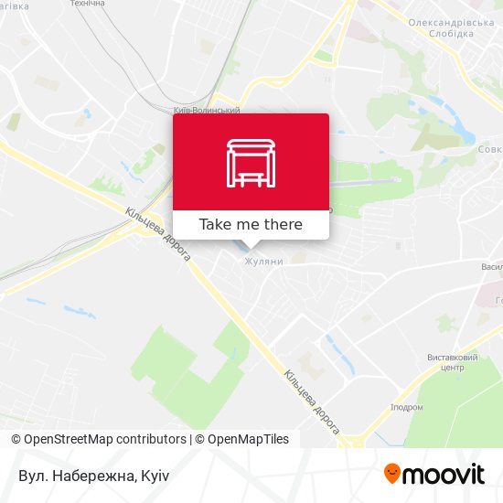 Вул. Набережна map