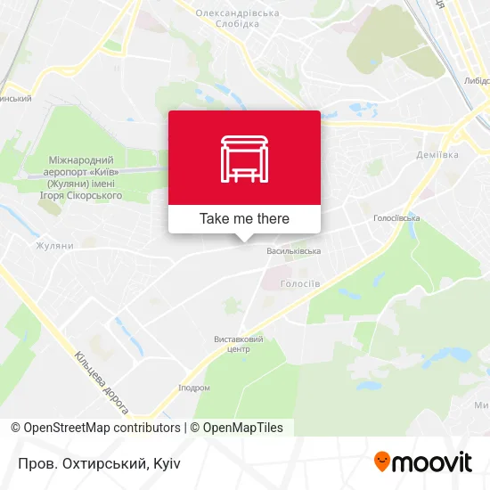 Карта Пров. Охтирський