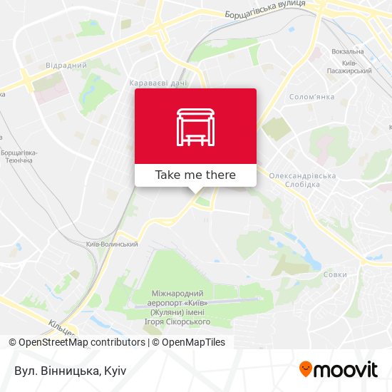 Вул. Вінницька map