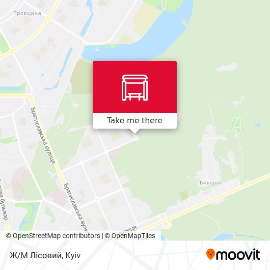 Ж/М Лісовий map