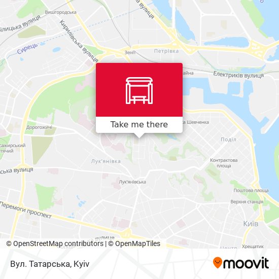 Вул. Татарська map
