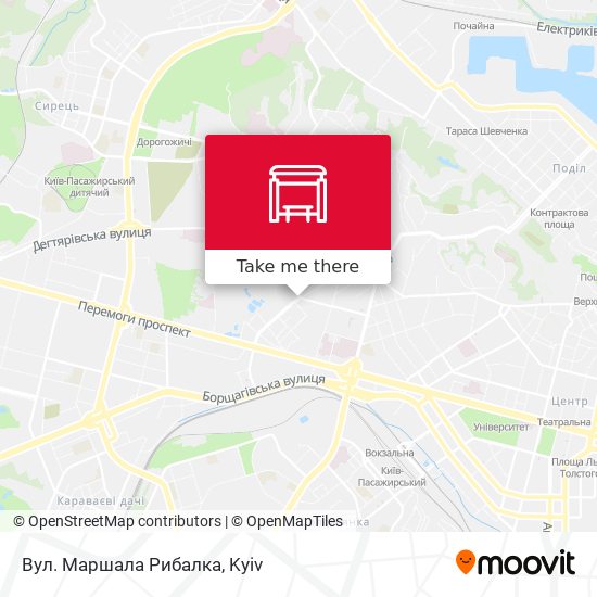 Вул. Маршала Рибалка map
