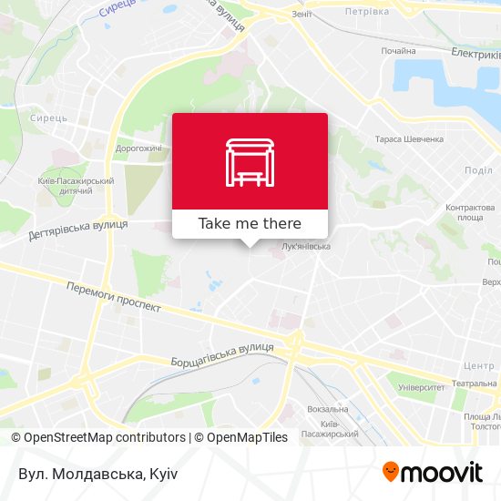 Вул. Молдавська map