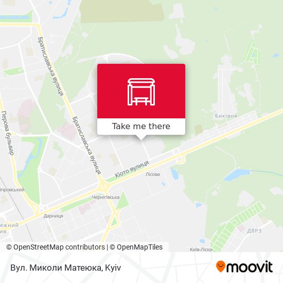 Вул. Миколи Матеюка map