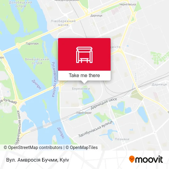 Карта Вул. Амвросія Бучми