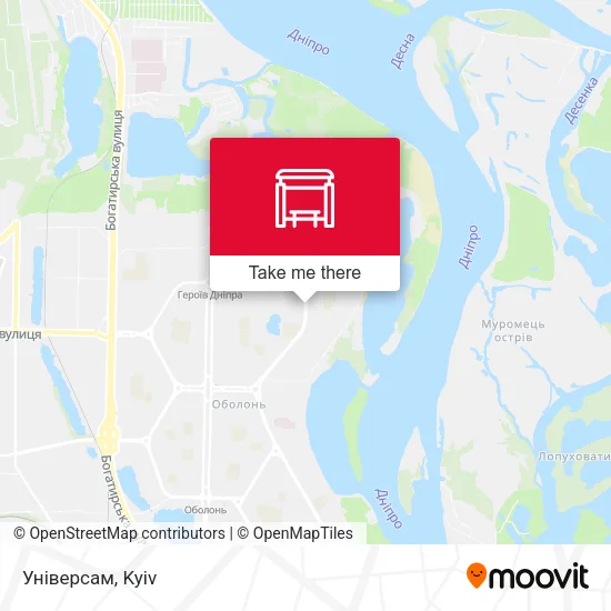 Карта Універсам