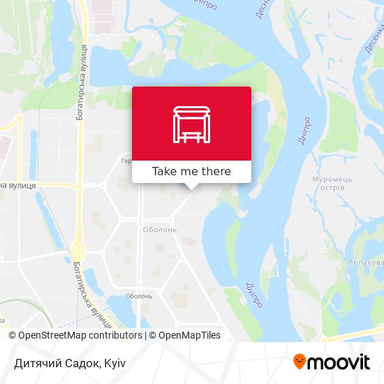 Дитячий Садок map