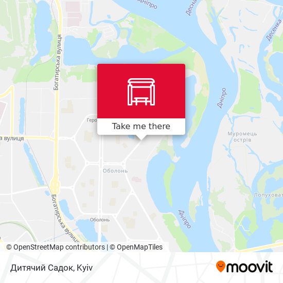 Дитячий Садок map