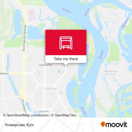 Карта Універсам