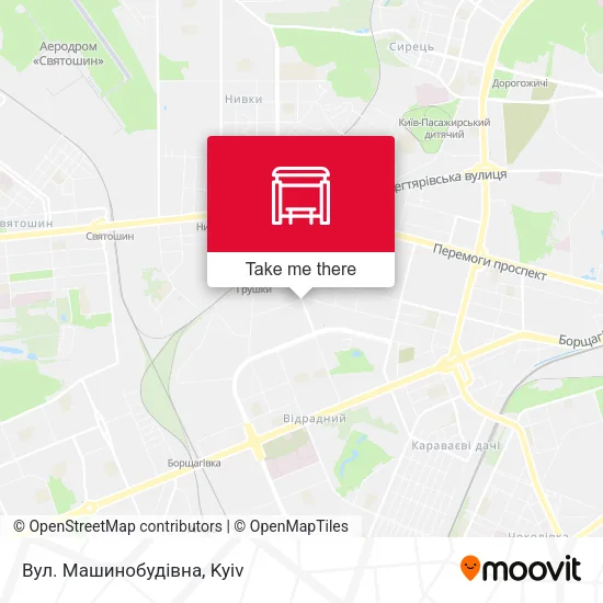 Карта Вул. Машинобудівна