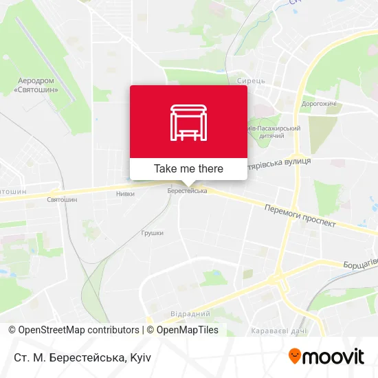 Карта Ст. М. Берестейська