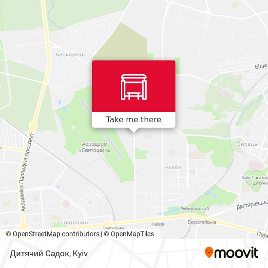 Дитячий Садок map
