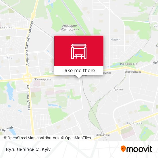 Вул. Львівська map
