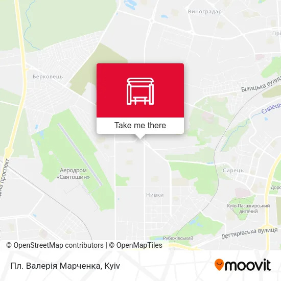 Карта Пл. Валерія Марченка