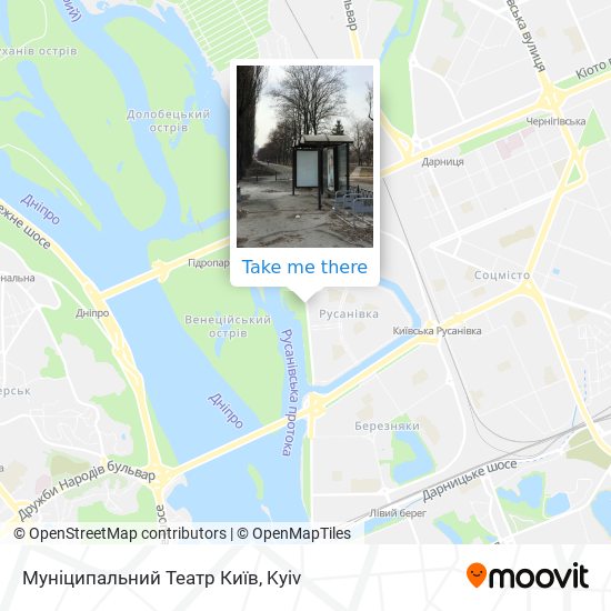 Муніципальний Театр Київ map