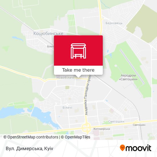 Вул. Димерська map