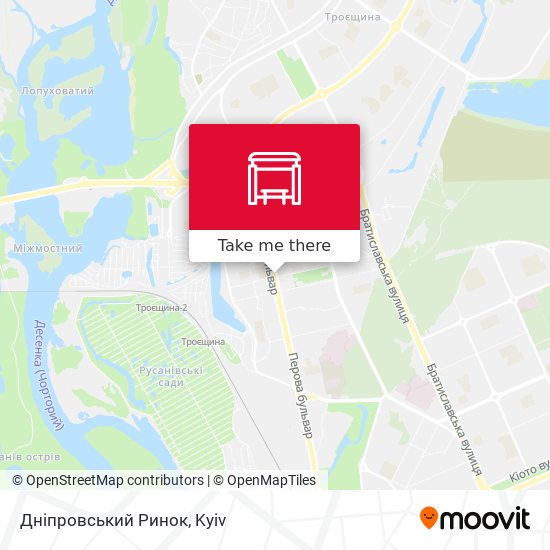 Дніпровський Ринок map