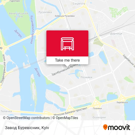 Карта Завод Буревісник