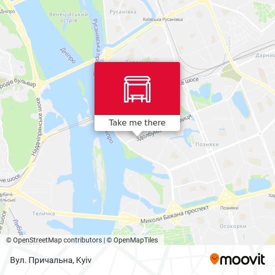 Вул. Причальна map