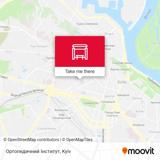 Карта Ортопедичний Інститут