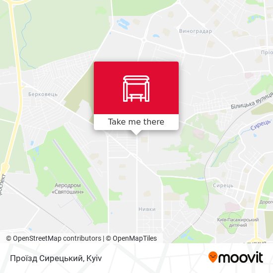Проїзд Сирецький map