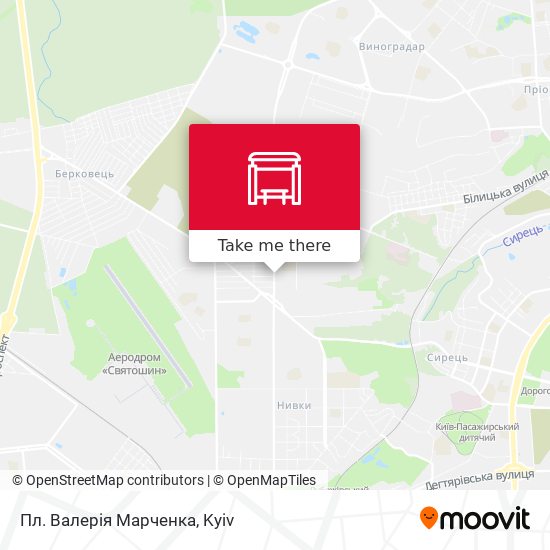 Пл. Валерія Марченка map