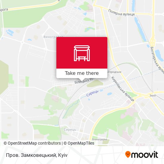 Пров. Замковецький map
