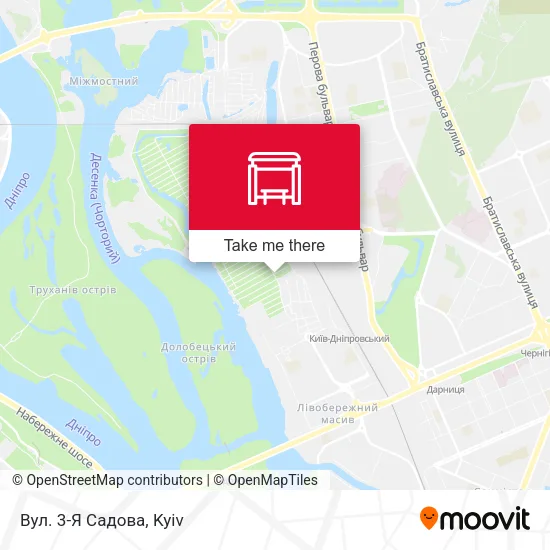 Карта Вул. 3-Я Садова