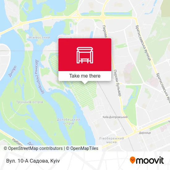 Карта Вул. 10-А Садова