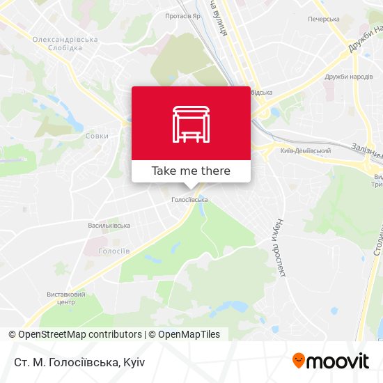 Ст. М. Голосіївська map