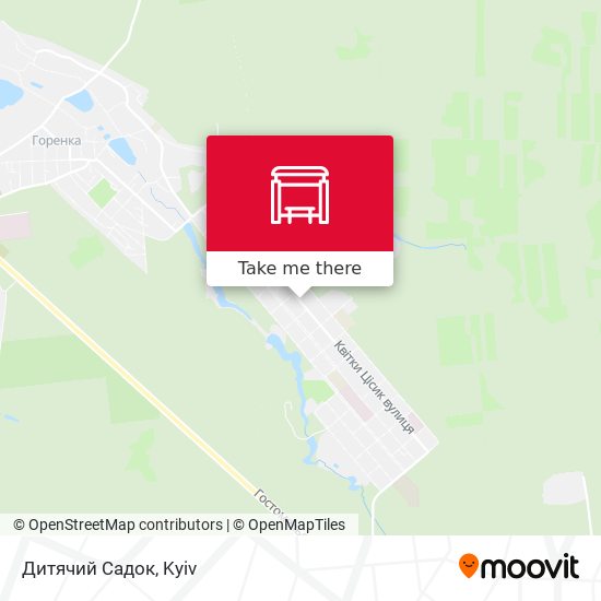 Дитячий Садок map