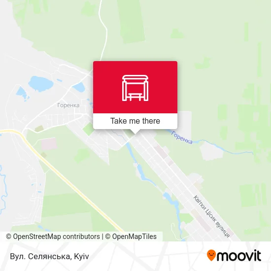 Карта Вул. Селянська