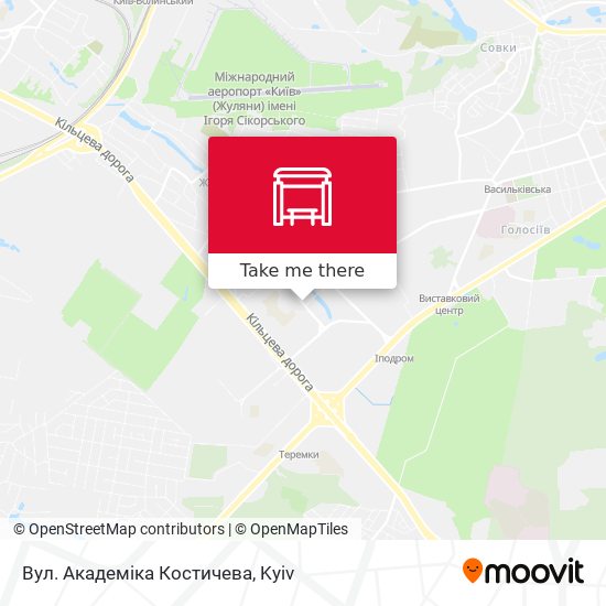 Вул. Академіка Костичева map